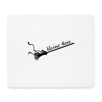 Kleine Hexe Besen - Mousepad (Querformat) - Weiß - Vorne