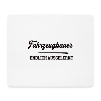 Fahrzeugbauer Ausbildung Bestanden Azubi Autobauer - Mousepad (Querformat) - Weiß - Vorne