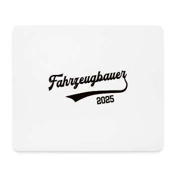 Fahrzeugbauer 2025 Beruf Fahrzeugbau Lehre KFZ - Mousepad (Querformat) - Weiß - Vorne