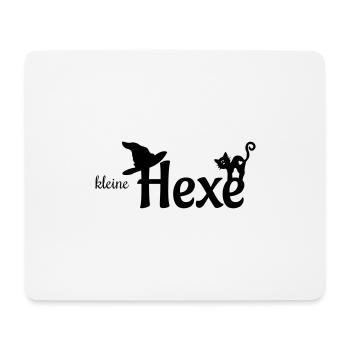 Kleine Hexe Katze und Hut - Mousepad (Querformat) - Weiß - Vorne
