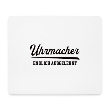 Uhrmacher Ausbildung Bestanden Azubi Uhrmacherei - Mousepad (Querformat) - Weiß - Vorne