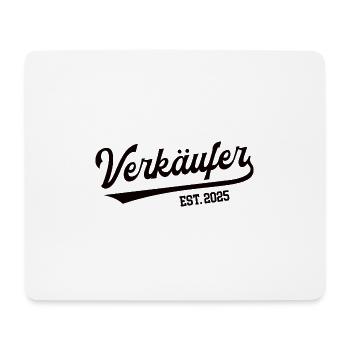 Verkäufer 2025 Beruf Verkauf Einzelhandel Azubi - Mousepad (Querformat) - Weiß - Vorne