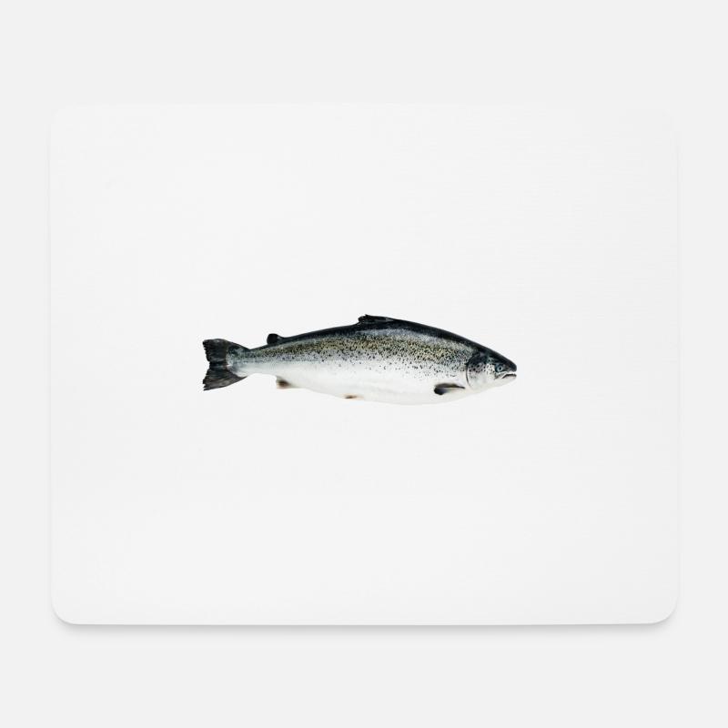 Lachs - Mousepad (Querformat) - Weiß