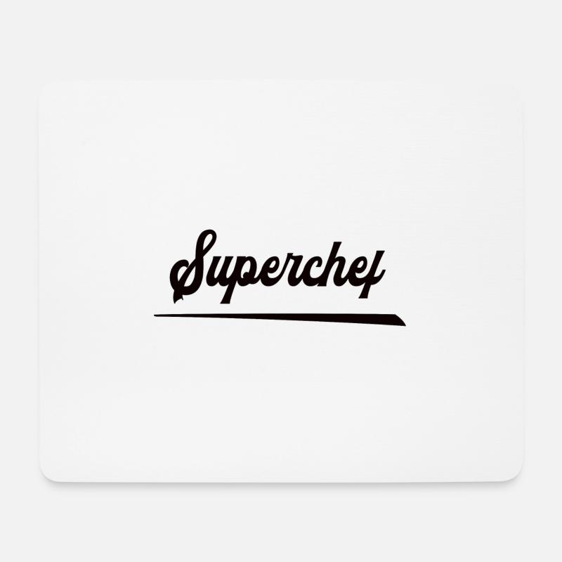 Superchef bester Chef Lieblingschef Meister - Mousepad (Querformat) - Weiß