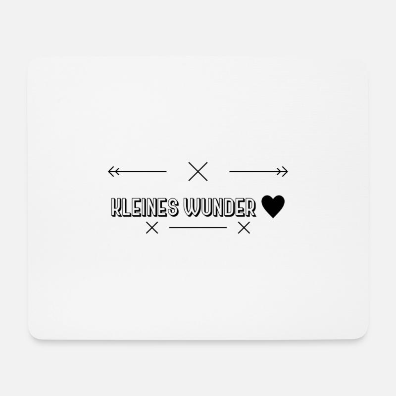 Babysprüche - Mousepad (Querformat) - Weiß