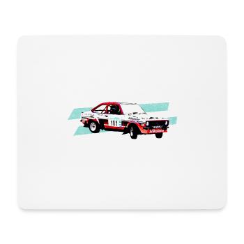 Drifting Rally Escort - Mouse Pad (horizontal) - white - Front