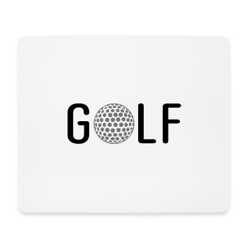Golf - Mousepad (Querformat) - Weiß - Vorne