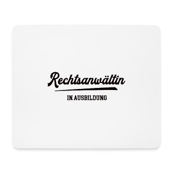 Ausbildung Rechtsanwältin Anwältin Rechtsanwaeltin - Mousepad (Querformat) - Weiß - Vorne