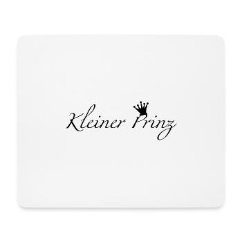 Kleiner Prinz mit Krone - Mousepad (Querformat) - Weiß - Vorne