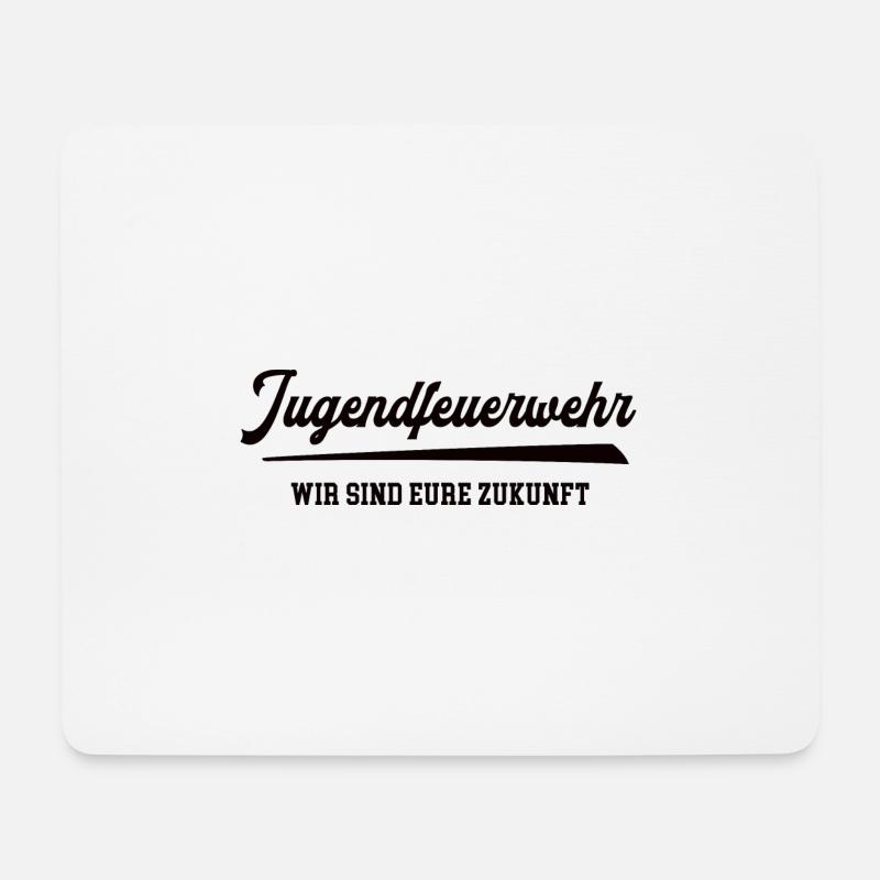 Jugendfeuerwehr Feuerwehr Nachwuchs - Mousepad (Querformat) - Weiß