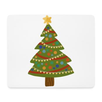 Christmas tree Christmas tree Christmas gift idea - Mouse Pad (horizontal) - white - Front