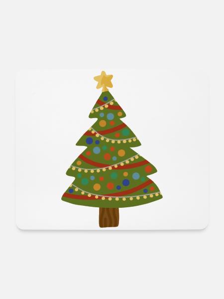 Weihnachtsbaum Tannenbaum Weihnachten Geschenkidee - Mousepad (Querformat) - Weiß