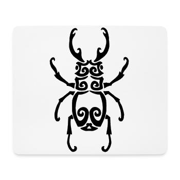 Black Insect - Mouse Pad (horizontal) - white - Front