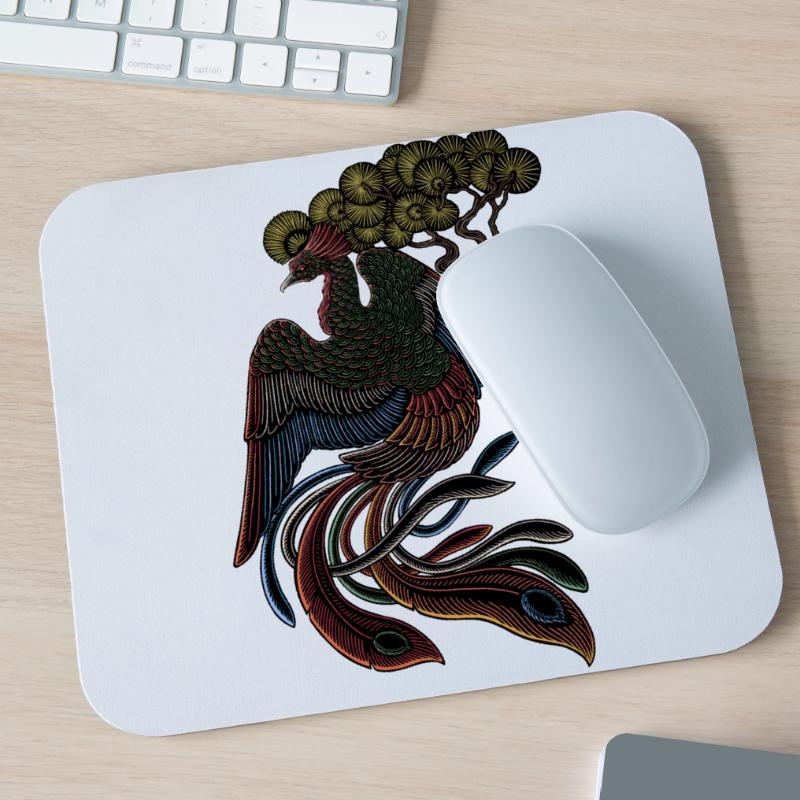 Hōō (鳳凰 Phönix, Phönix oder Phönix) | Yōkai-Serie Mousepad (Querformat)