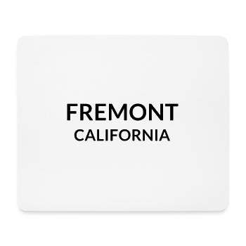 Fremont, Californie, États-Unis - Tapis de souris (format paysage) - blanc - Devant