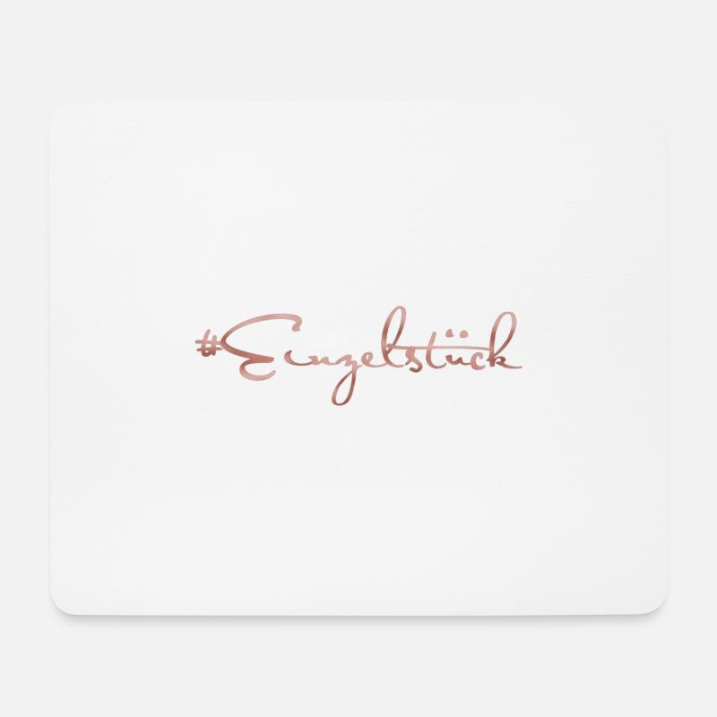 Einzelstück - Mousepad (Querformat) - Weiß