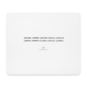 SecretLoveB2 - Tapis de souris (format paysage) - blanc - Devant