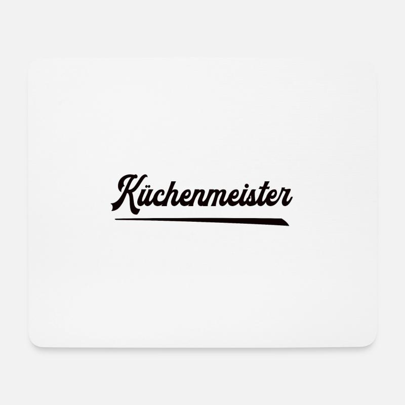 Küchenmeister Meister Koch Küche Köche Küchenchef - Mousepad (Querformat) - Weiß