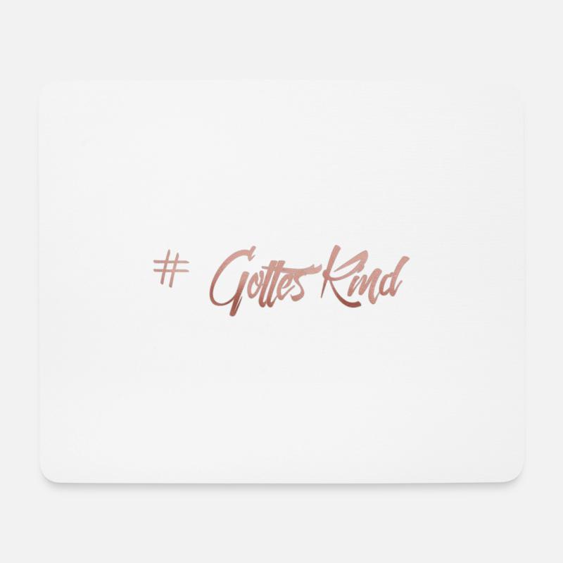 Gottes Kind - Mousepad (Querformat) - Weiß