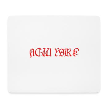 NEW YORK - Tapis de souris (format paysage) - blanc - Devant