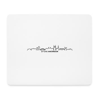 Skyline - Amsterdam - Tapis de souris (format paysage) - blanc - Devant