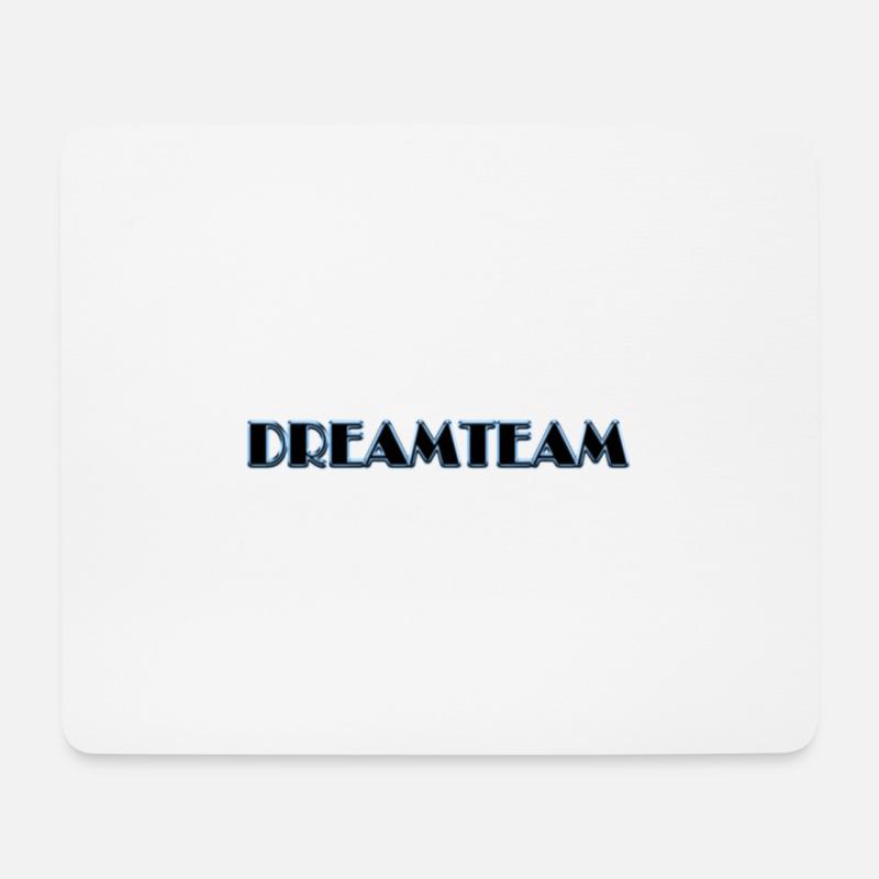 Dreamteam - Mousepad (Querformat) - Weiß