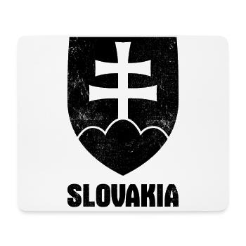 Slowakia Slowakei Wappen Europa Slowakisch - Mousepad (Querformat) - Weiß - Vorne
