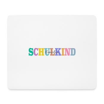 Schulkind mit Emilia - Mousepad (Querformat) - Weiß - Vorne