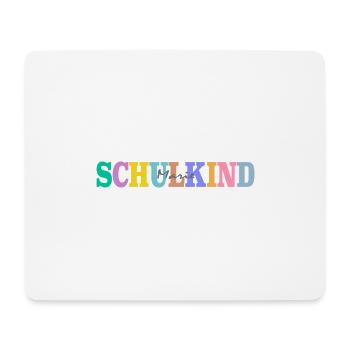 Schulkind mit Marie - Mousepad (Querformat) - Weiß - Vorne