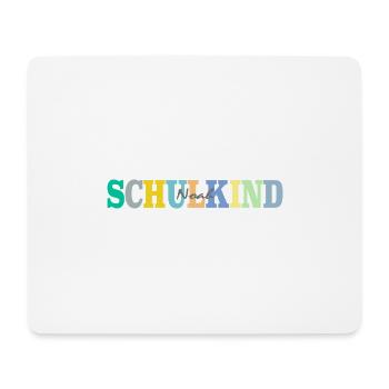 Schulkind mit Noah - Mousepad (Querformat) - Weiß - Vorne