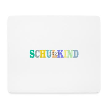 Schulkind 2023 - Mousepad (Querformat) - Weiß - Vorne