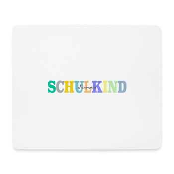 Schulkind mit Jonas - Mousepad (Querformat) - Weiß - Vorne