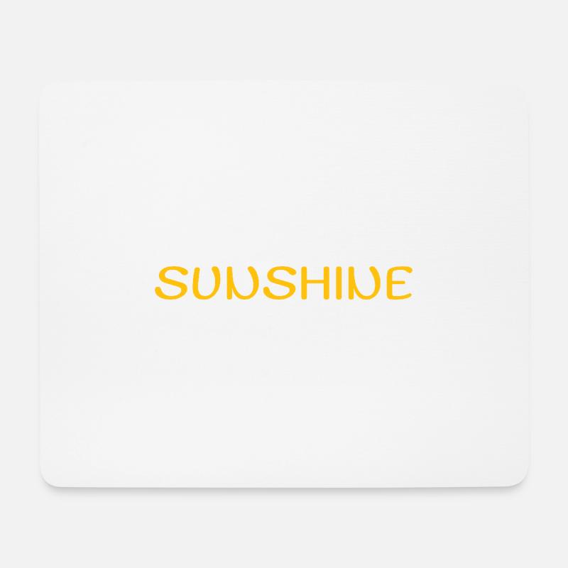 Sunshine - Mousepad (Querformat) - Weiß