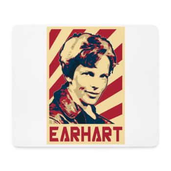 Amelia Earhart - Mouse Pad (horizontal) - white - Front