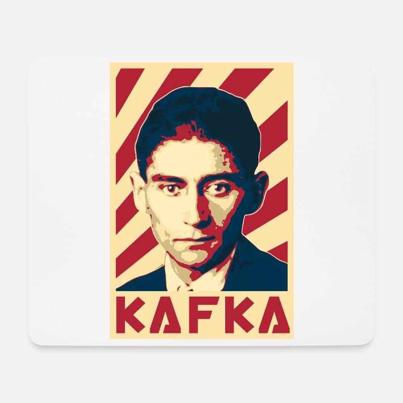 Franz Kafka - Mousepad (Querformat) - Weiß