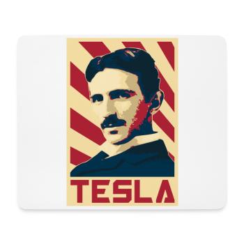 Nikola Tesla - Mouse Pad (horizontal) - white - Front
