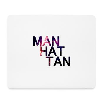 Manhattan police Moto Logo Print - Tapis de souris (format paysage) - blanc - Devant