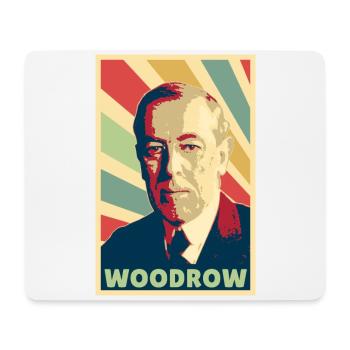 Woodrow Wilson Vintage Colores - Tapis de souris (format paysage) - blanc - Devant