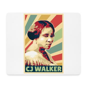 Madam CJ Walker Vintage Colors - Mouse Pad (horizontal) - white - Front
