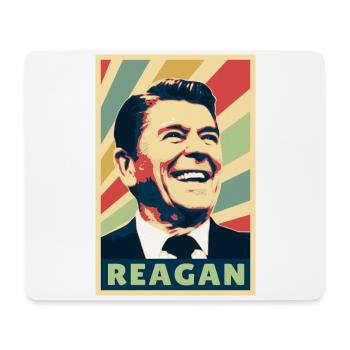 Ronald Reagan Vintage Colors - Mouse Pad (horizontal) - white - Front