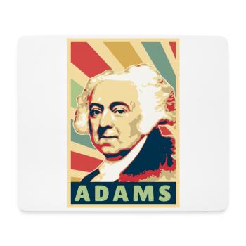 John Adams Vintage Farben - Mousepad (Querformat) - Weiß - Vorne