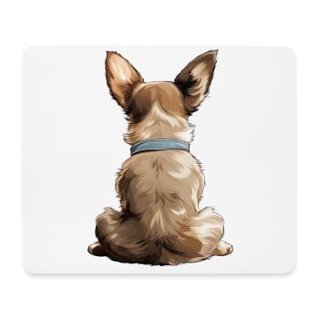 Chihuahua - Mouse Pad (horizontal) - white - Front