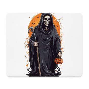 Funny Grim Reaper Halloween Candy Design - Mouse Pad (horizontal) - white - Front