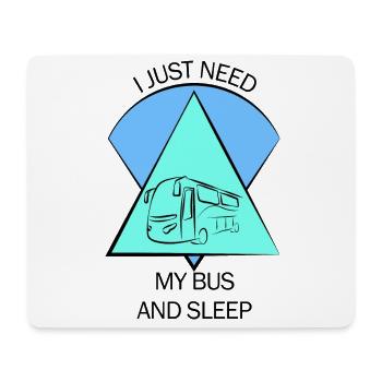 Bus Bus Driver School Bus Bus Bus Bus Driver - Mouse Pad (horizontal) - white - Front