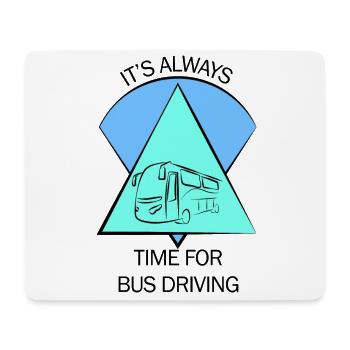 Bus Bus Driver School Bus Bus Bus Bus Driver - Mouse Pad (horizontal) - white - Front