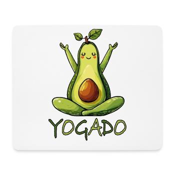 Yogado - Le fruit du yoga - Tapis de souris (format paysage) - blanc - Devant
