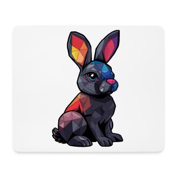 Le Noble Lapin Kevin - Tapis de souris (format paysage) - blanc - Devant