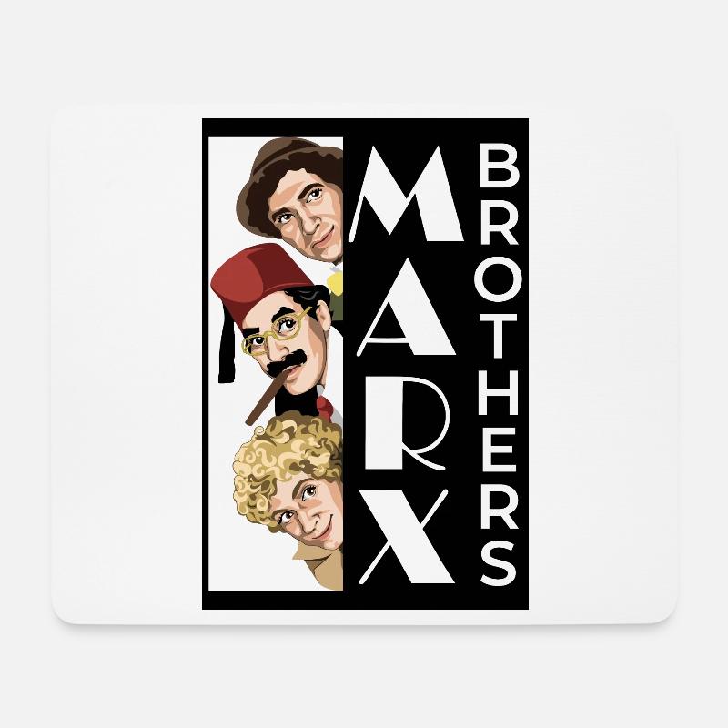 MARX BROTHERS Casablanca - Mousepad (Querformat) - Weiß