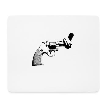 pistolet ukraine affiche de l’affiche de la paix Pas de guerre anti - Tapis de souris (format paysage) - blanc - Devant