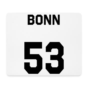 Bonn 53 - Mouse Pad (horizontal) - white - Front